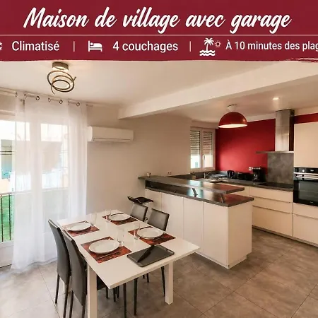 Maison Avec Garage Climatisee A 10 Min Des Plages 4 Couchages Prázdninový dům Sérignan